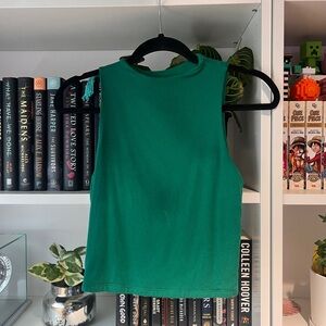 Green Live in the Moment Top